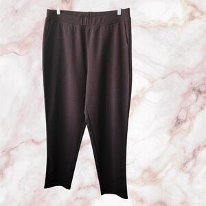 Woman Within Ponte Knit Expresso Straight Leg Pant Size 18W